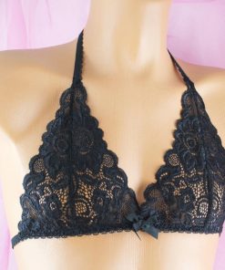 Black Lace Bra