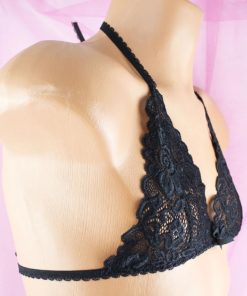 Black Lace Bra