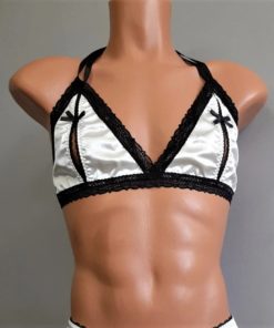 satin sissy bra