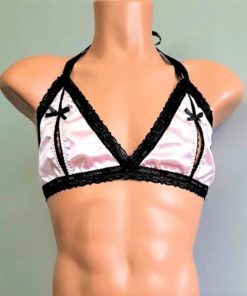 satin sissy bra