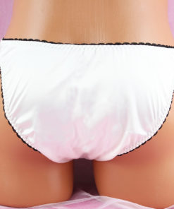 Satin Panties With Open Front