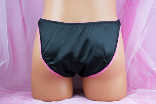 Satin Panties With Open Front