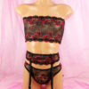 sissy lace set