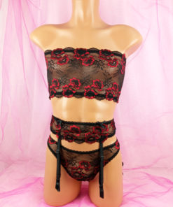 sissy lace set