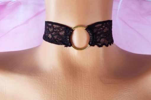 black lace choker