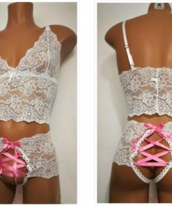 sissy lace set