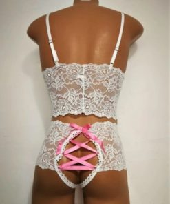 sissy lace set