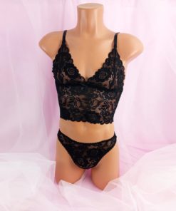 black lace set