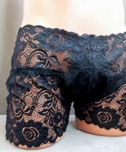 sissy lace lingerie set