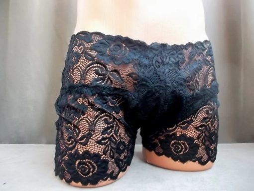 sissy lace lingerie set