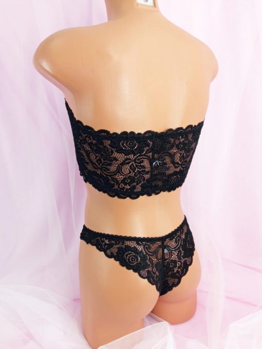 sissy lace set