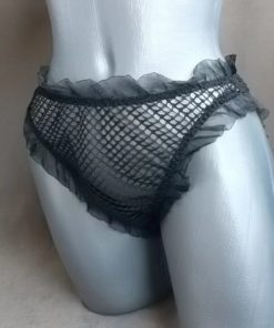 sissy fishnet panties