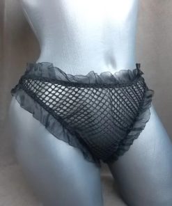 sissy fishnet panties