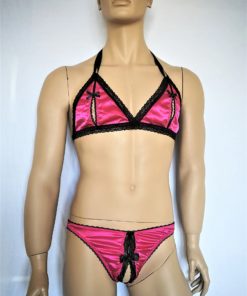 pink sissy lingerie set