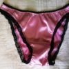 pink satin sissy panties