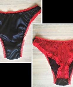 sissy satin brazilian panties