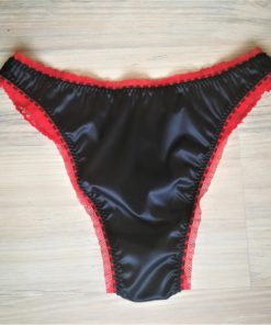 sissy satin brazilian panties