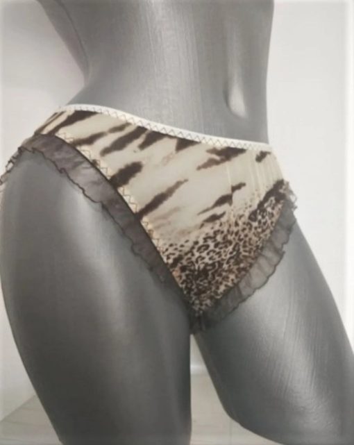 sissy leopard panties